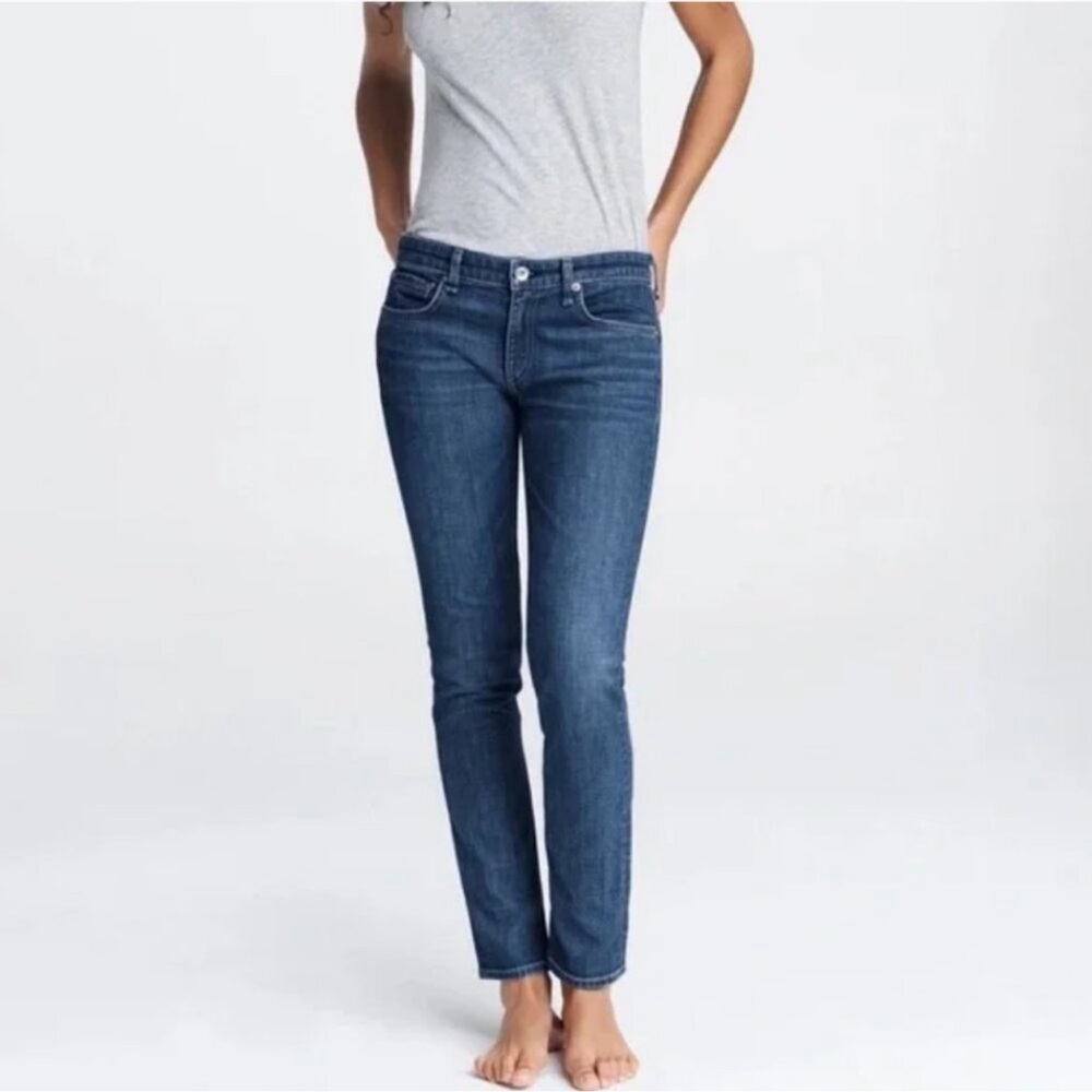 rag & bone Dre Low-Rise Slim Boyfriend Jeans